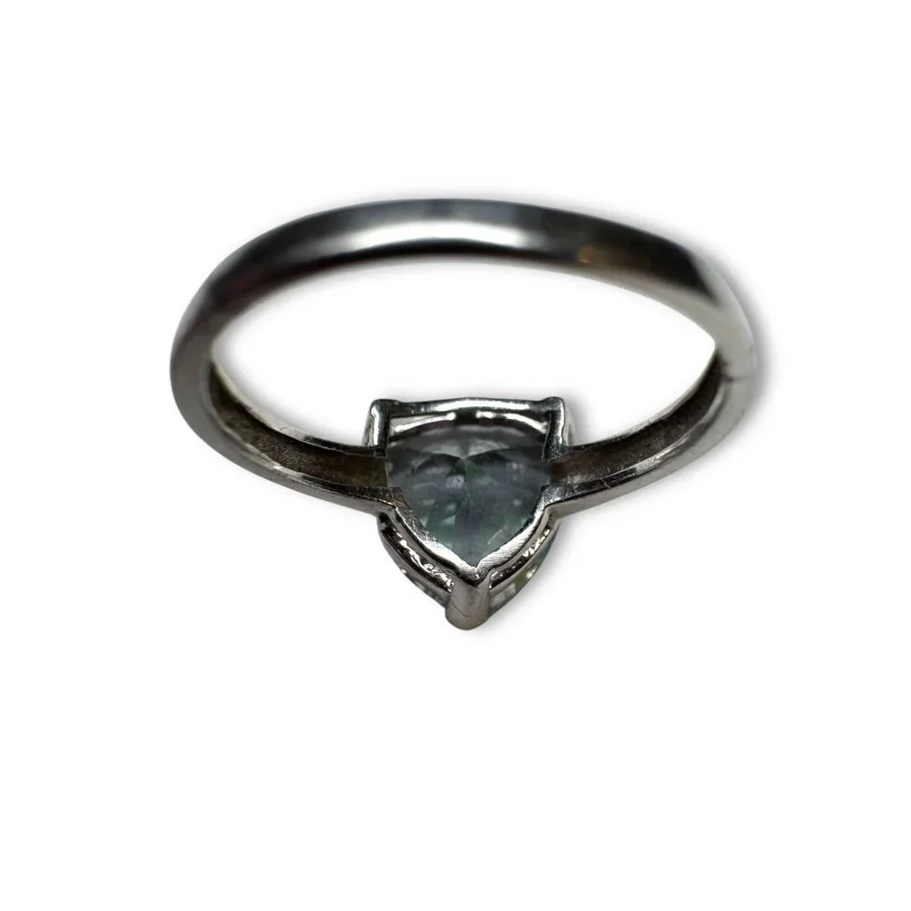 Mystic Topaz Sterling Silver Ring Size 8.25 - Picture 6 of 12